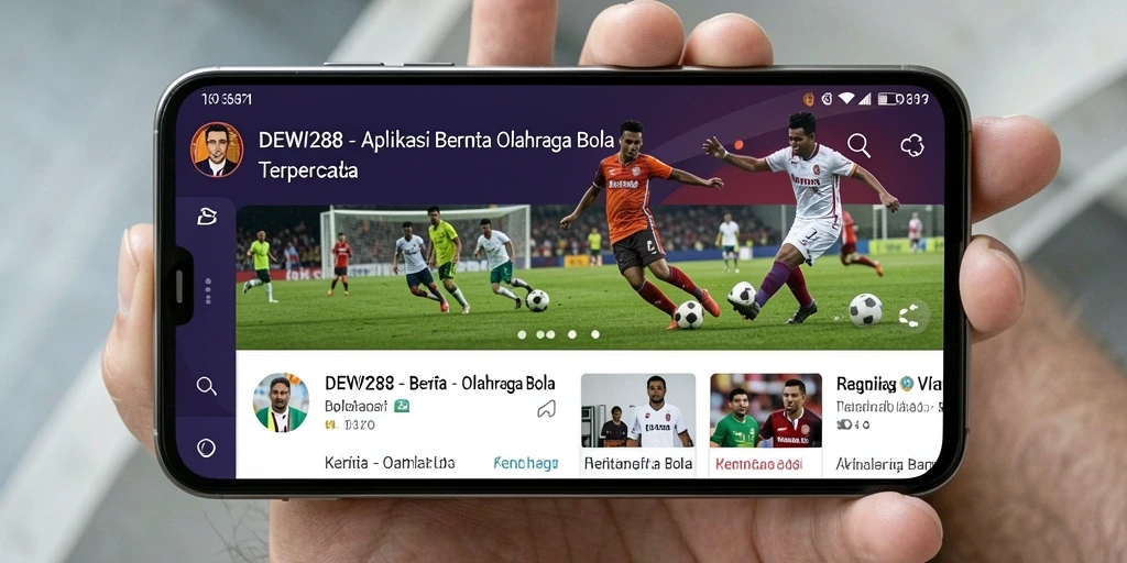 Tampilan antarmuka DEWI288 yang user-friendly dan informatif.