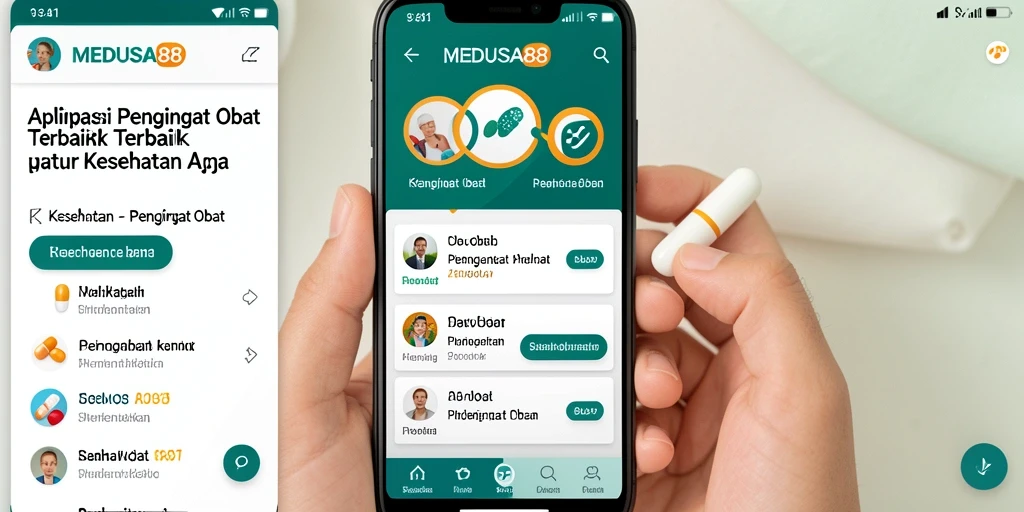 Tampilan antarmuka pengguna MEDUSA88 yang informatif dan fungsional.