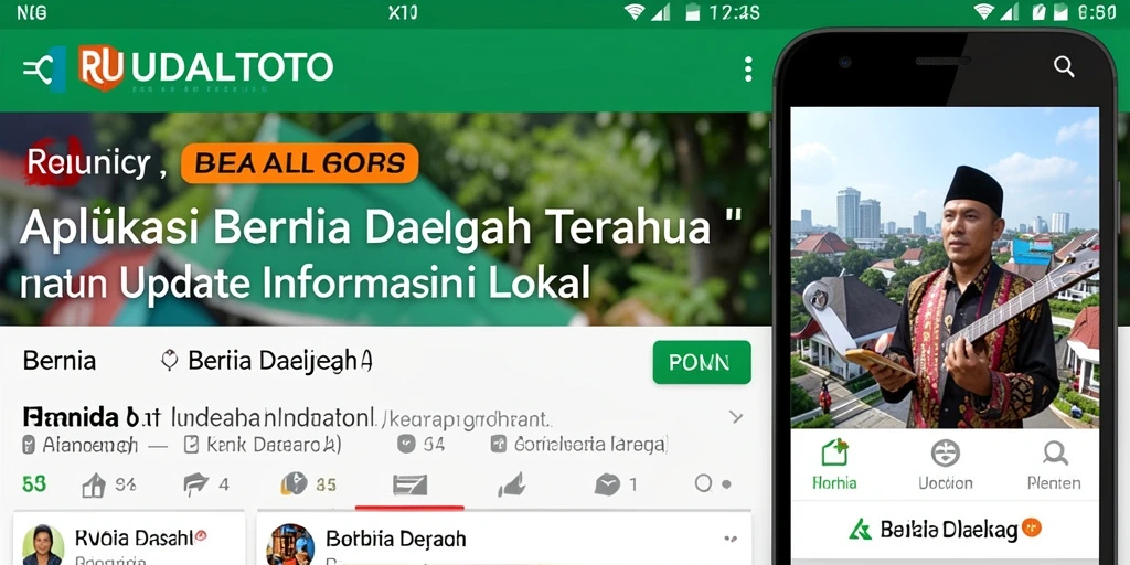 Tampilan antarmuka aplikasi RUDALTOTO yang modern dan informatif.